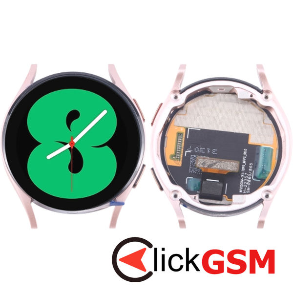 Piesa Piesa Display Cu Touchscreen Si Rama Pink Samsung Galaxy Watch 4 40mm Hgh