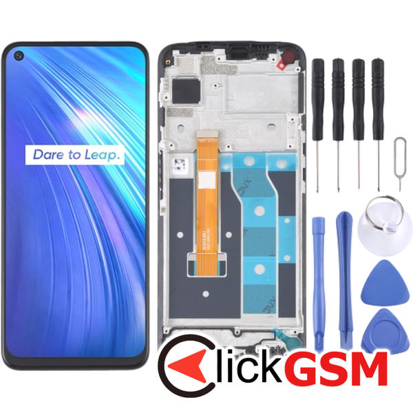 Piesa Display Cu Touchscreen Si Rama Realme 6 1xt7