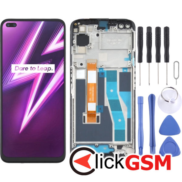 Piesa Display Cu Touchscreen Si Rama Realme 6 Pro 1xt8