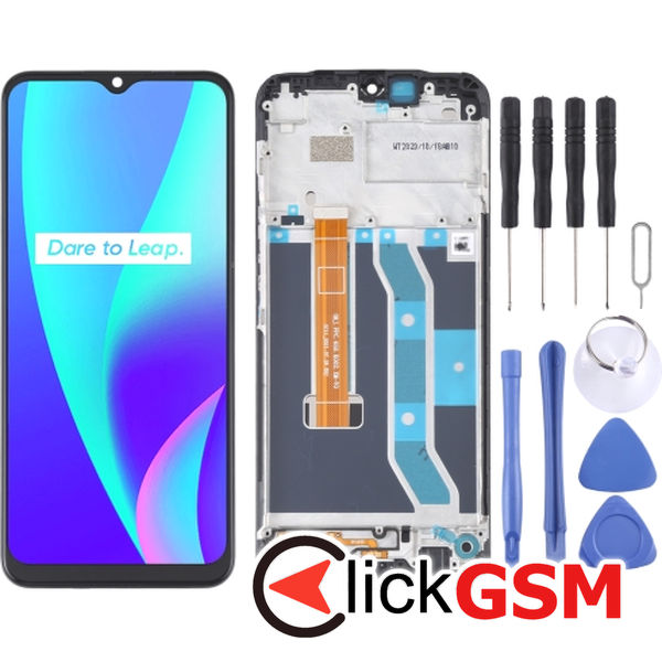 Piesa Display Cu Touchscreen Si Rama Realme C15 1ws0