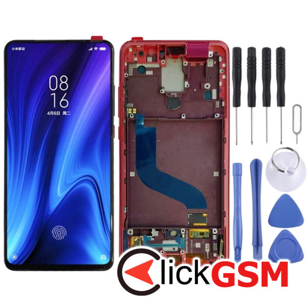 Piesa Piesa Display Cu Touchscreen Si Rama Red Xiaomi Mi 9t Pro 260i