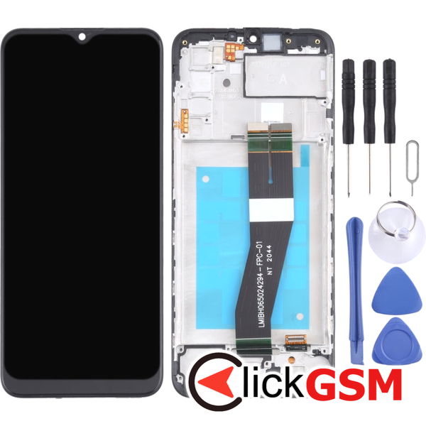 Piesa Display Cu Touchscreen Si Rama Samsung Galaxy A02s 4eka