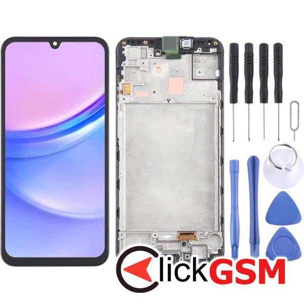 Piesa Display Cu Touchscreen Si Rama Samsung Galaxy A15 4o0d