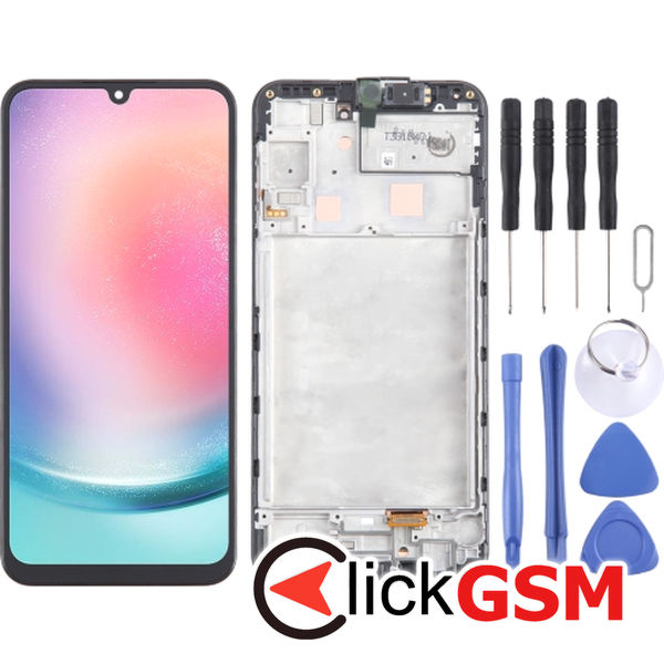 Piesa Piesa Display Cu Touchscreen Si Rama Samsung Galaxy A24 4o1p