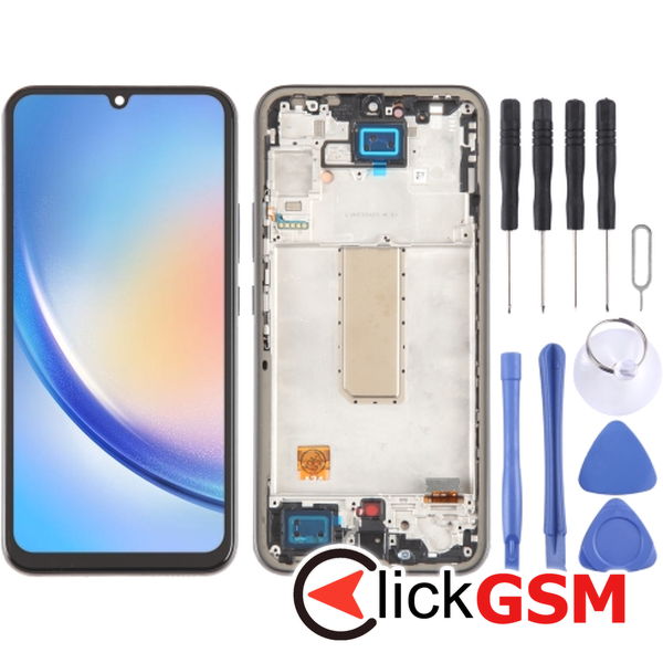 Piesa Piesa Display Cu Touchscreen Si Rama Samsung Galaxy A34 5g 4o2r