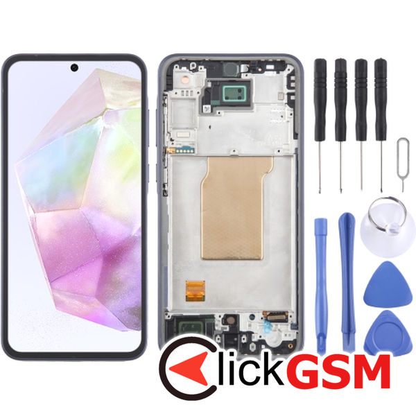 Piesa Piesa Display Cu Touchscreen Si Rama Samsung Galaxy A35 4exk