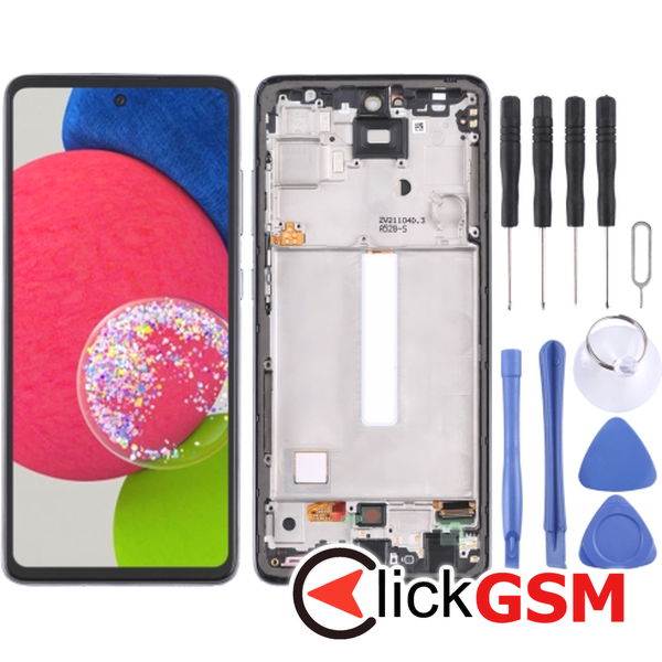 Piesa Piesa Display Cu Touchscreen Si Rama Samsung Galaxy A52s 5g 4f08