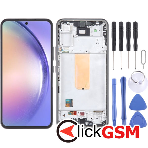 Piesa Piesa Display Cu Touchscreen Si Rama Samsung Galaxy A54 5g 4ez0