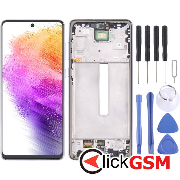 Piesa Piesa Display Cu Touchscreen Si Rama Samsung Galaxy A73 5g 4ei2