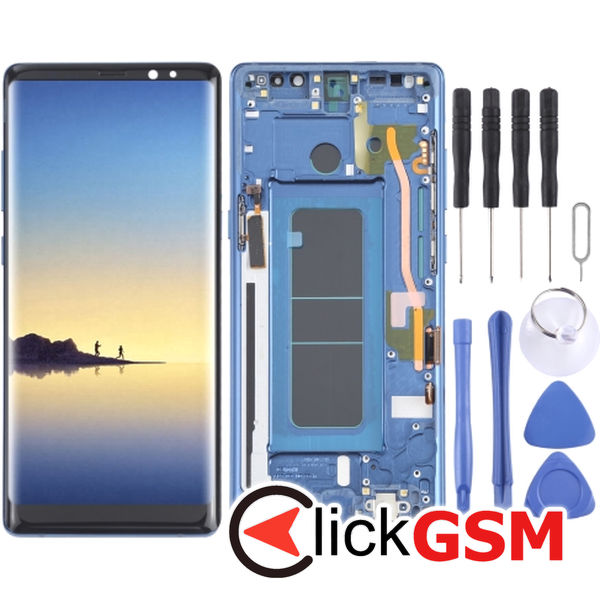 Piesa Display Cu Touchscreen Si Rama Samsung Galaxy Note8 4f1y