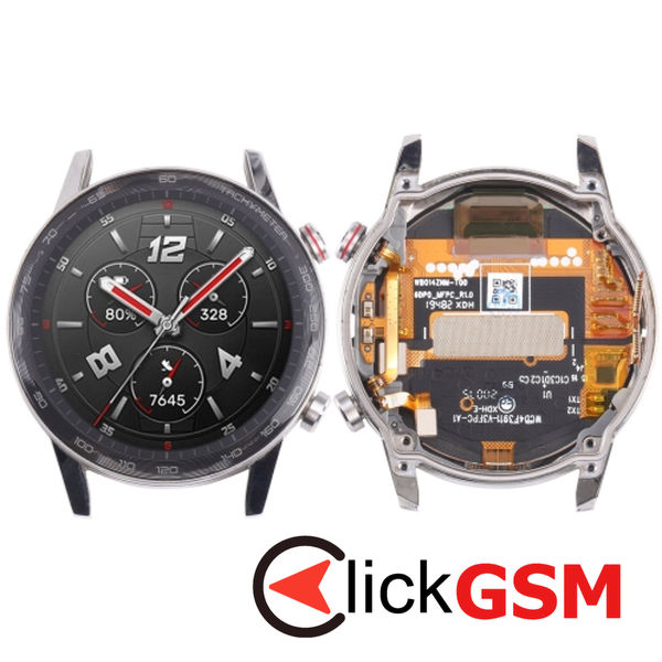 Piesa Display Cu Touchscreen Si Rama Silver Honor Watch Gs 3i 32df