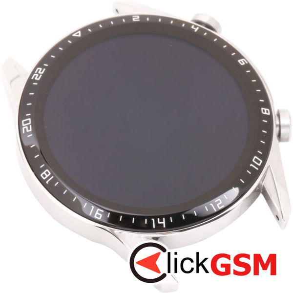 Piesa Piesa Display Cu Touchscreen Si Rama Silver Huawei Watch Gt2 42mm 23iv