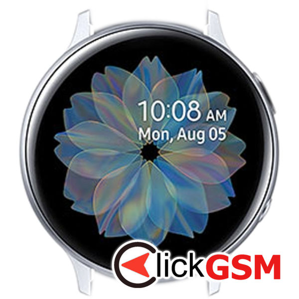 Piesa Display Cu Touchscreen Si Rama Silver Samsung Galaxy Watch Active 2 44mm 2tp2