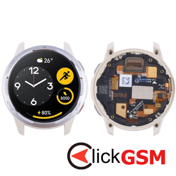 Piesa Piesa Display Cu Touchscreen Si Rama Silver Xiaomi Watch Color 2 4876