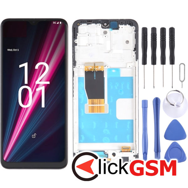 Piesa Piesa Display Cu Touchscreen Si Rama T Mobile Revvl 6 2ur5