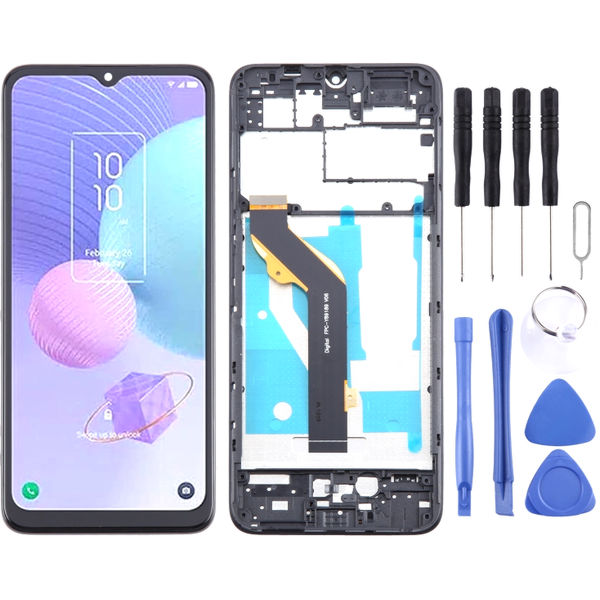TCL 405 · For TCL 405 T506D LCD Screen Digitizer Full Assembly with Frame