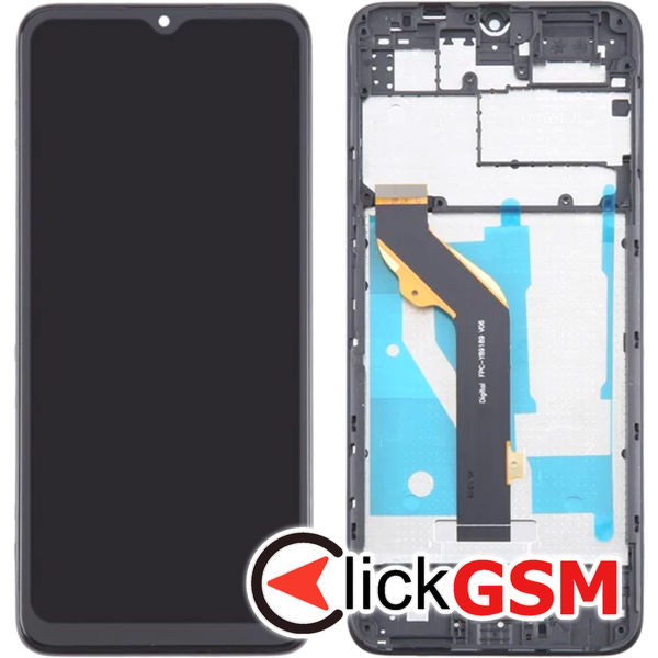 Piesa Display Cu Touchscreen Si Rama Tcl 408 4vaz