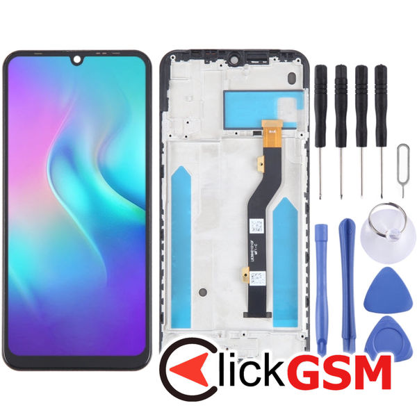 Piesa Display Cu Touchscreen Si Rama Tecno Phantom 9 2tl8