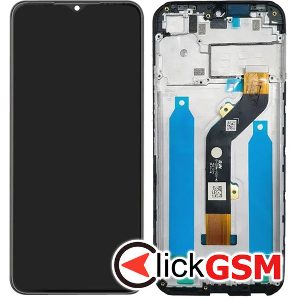 Piesa Display Cu Touchscreen Si Rama Tecno Pop 5 Pro 4vee