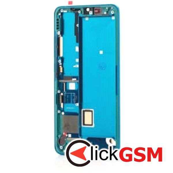 Piesa Display Cu Touchscreen Si Rama Verde Xiaomi Mi Note 10 19w8