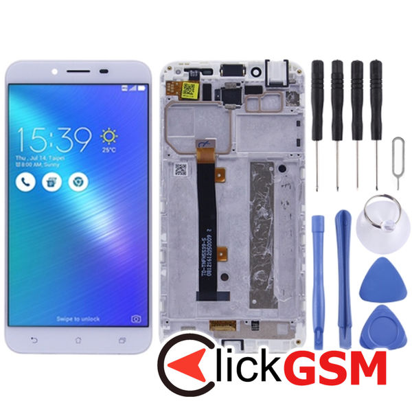 Piesa Piesa Display Cu Touchscreen Si Rama White Asus Zenfone 3 Max 25a8