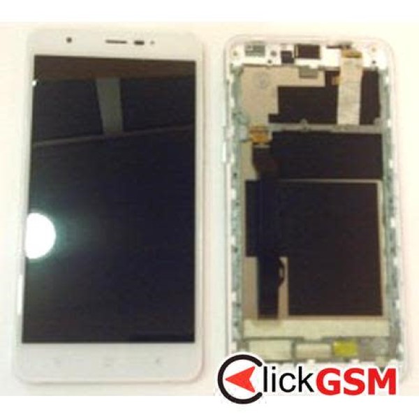 Piesa Display Cu Touchscreen Si Rama White Blackview R6 2nq9