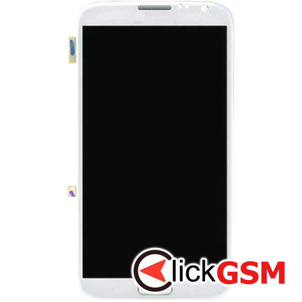 Piesa Piesa Display Cu Touchscreen Si Rama White Samsung Galaxy Note 2 4eta