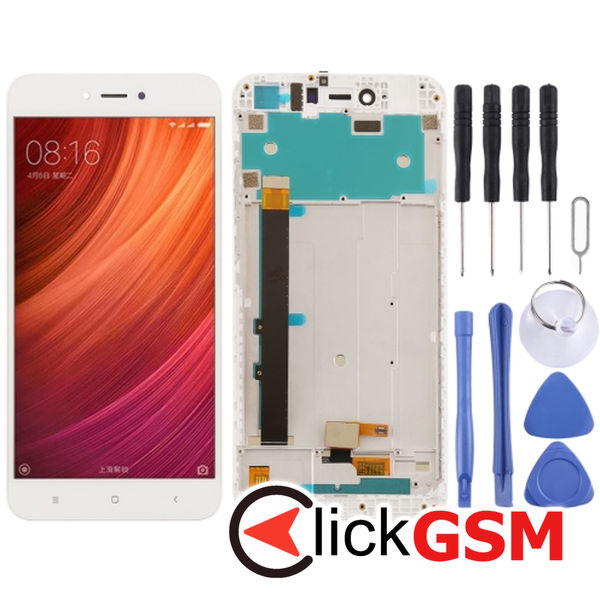 Piesa Display Cu Touchscreen Si Rama White Xiaomi Redmi Note 5a 25ir