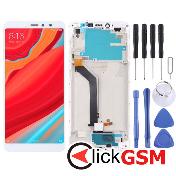 Piesa Piesa Display Cu Touchscreen Si Rama White Xiaomi Redmi S2 25i8