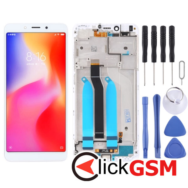 Piesa Display Cu Touchscreen Si Rama Xiaomi Redmi 6a 25ja