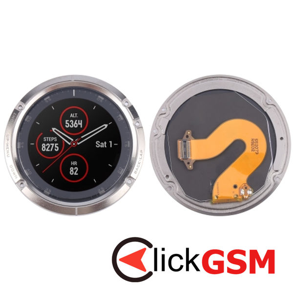 Piesa Piesa Display Cu Touchscreen Silver Garmin Fenix 5 4880