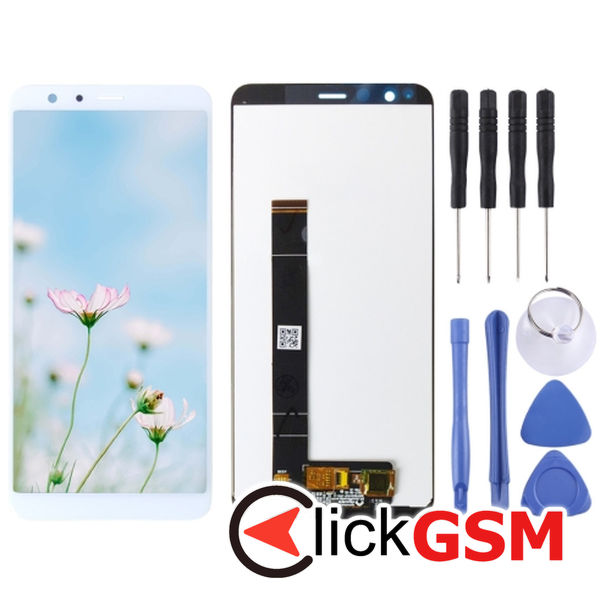 Piesa Piesa Display Cu Touchscreen White Asus Zenfone Max Plus M1 25bj