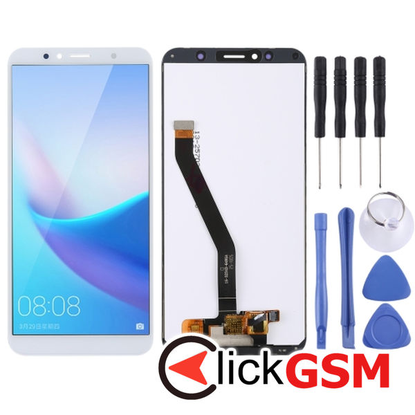 Piesa Display Cu Touchscreen White Huawei Enjoy 8e 2b4z