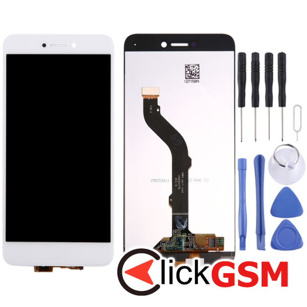 Piesa Display Cu Touchscreen White Huawei P8 Lite 2017 4nft