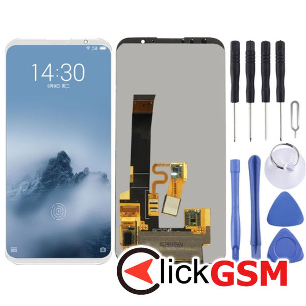 Piesa Piesa Display Cu Touchscreen White Meizu 16th 24rn