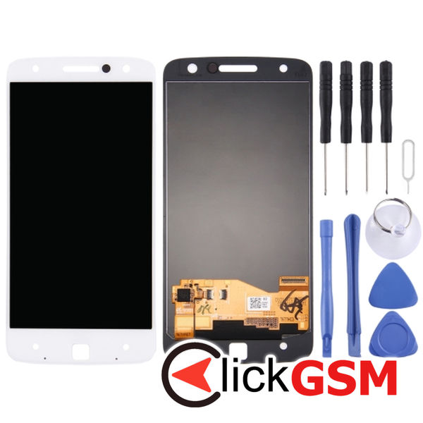 Piesa Display Cu Touchscreen White Motorola Moto Z 4nos