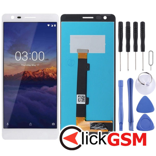 Piesa Piesa Display Cu Touchscreen White Nokia 3.1 49ob