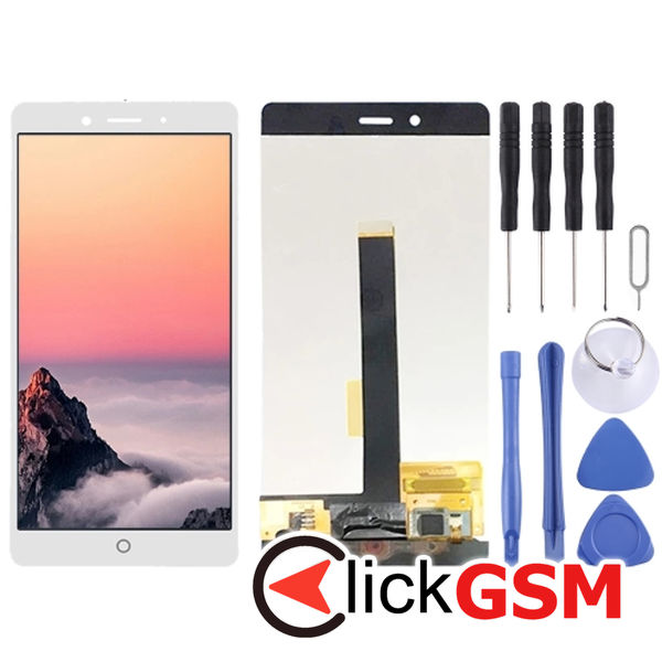 Piesa Display Cu Touchscreen White Nubia Z11 4nty