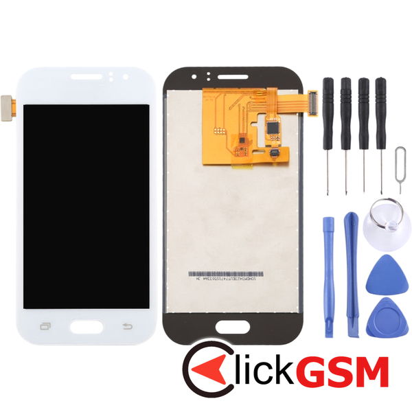 Piesa Piesa Display Cu Touchscreen White Samsung Galaxy J1 Ace 4euo