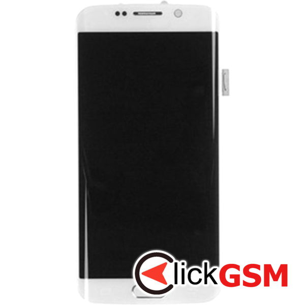 Piesa Piesa Display Cu Touchscreen White Samsung Galaxy S6 Edge 4el3