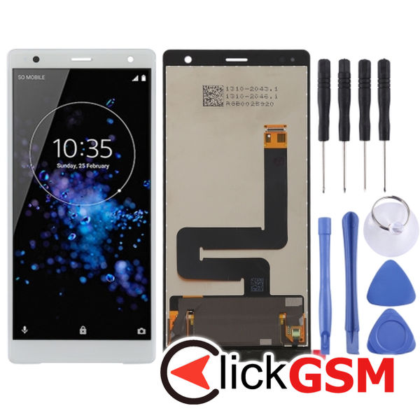 Piesa Piesa Display Cu Touchscreen White Sony Xperia Xz2 214u