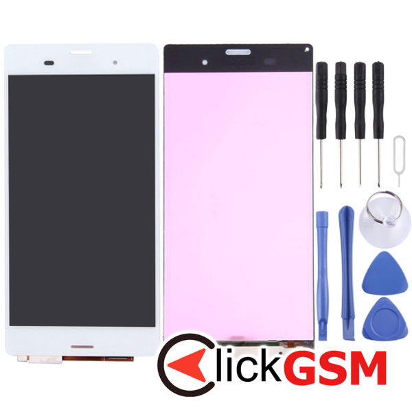 Piesa Display Cu Touchscreen White Sony Xperia Z3 212u