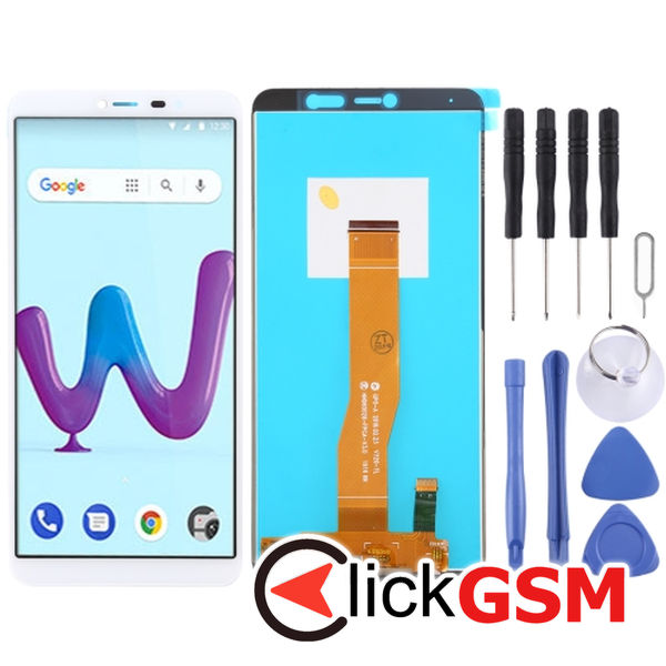 Piesa Piesa Display Cu Touchscreen White Wiko Y80 4p0l