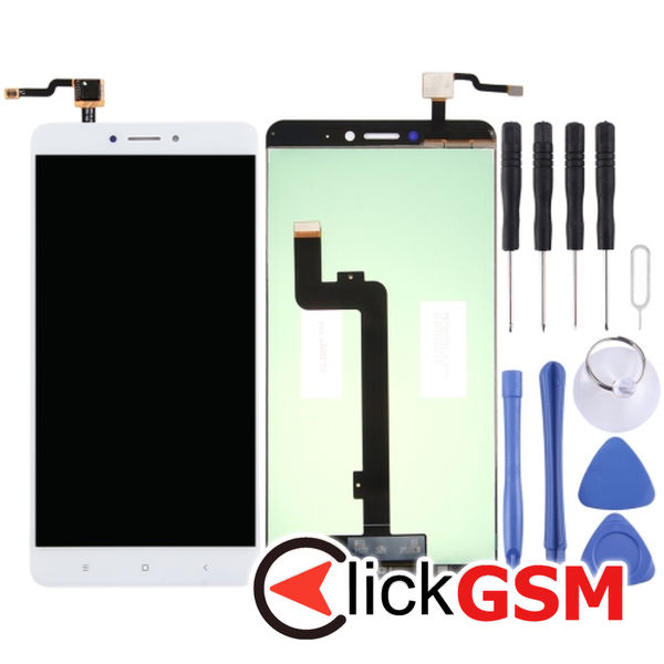 Piesa Piesa Display Cu Touchscreen White Xiaomi Mi Max 2 25lq