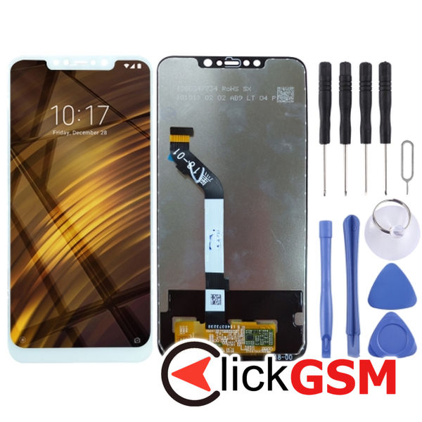 Piesa Display Cu Touchscreen White Xiaomi Pocophone F1 4p4i