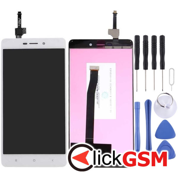 Piesa Piesa Display Cu Touchscreen White Xiaomi Redmi 3 2630