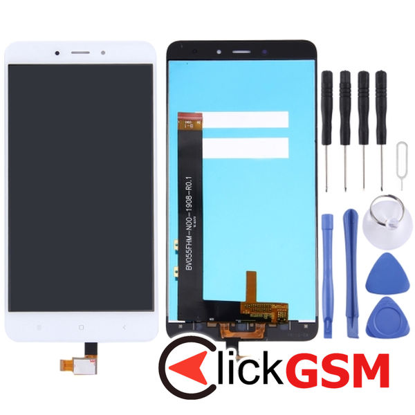 Piesa Piesa Display Cu Touchscreen White Xiaomi Redmi Note 4 25ks