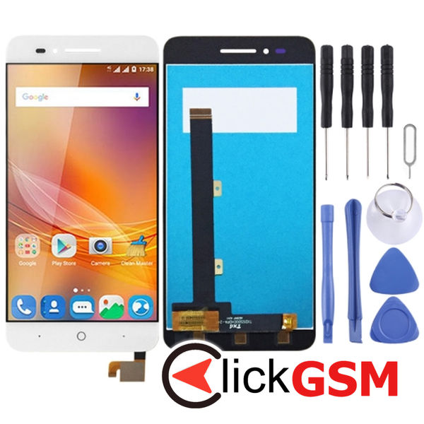 Piesa Display Cu Touchscreen White Zte Blade A610 1yax