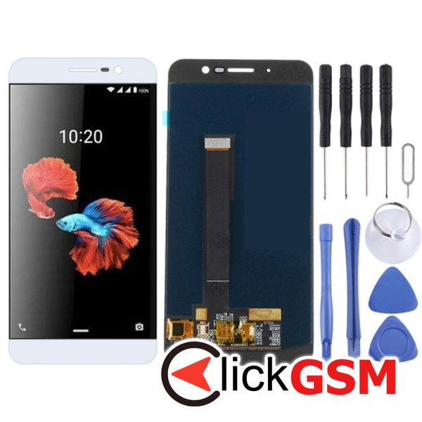 Piesa Display Cu Touchscreen White Zte Blade A910 4pae