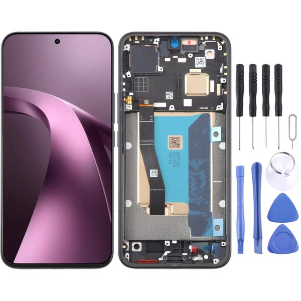 Display cu Touchscreen Xiaomi 17T Pro · For Xiaomi 17T Pro LCD Screen Digitizer Full Assembly with Frame (Black)